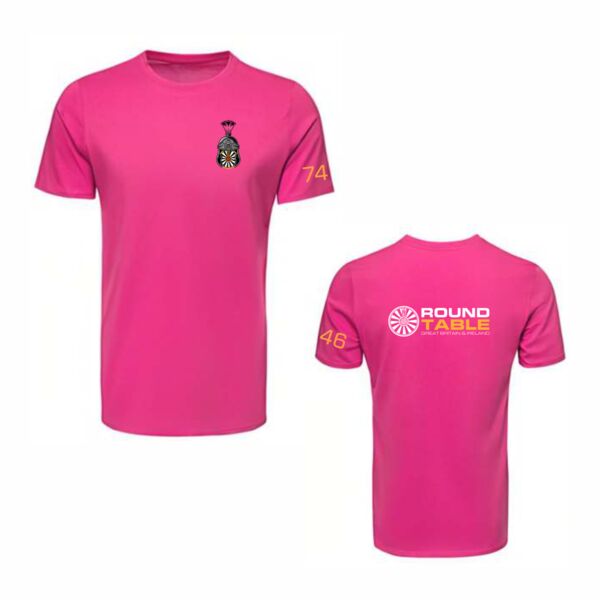 Alcester and Stratford District Round Table Pink T-Shirt Thumbnail