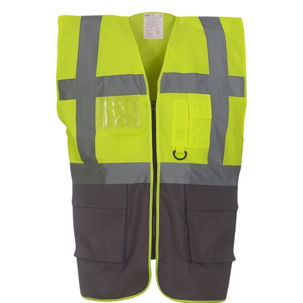 Multi-functional executive hi-vis waistcoat (HVW801) Thumbnail