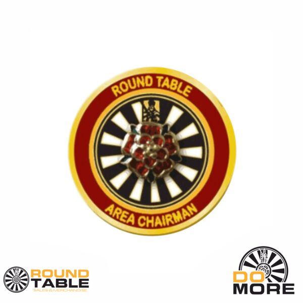 Round Table Area Chairman Pin Badge Thumbnail