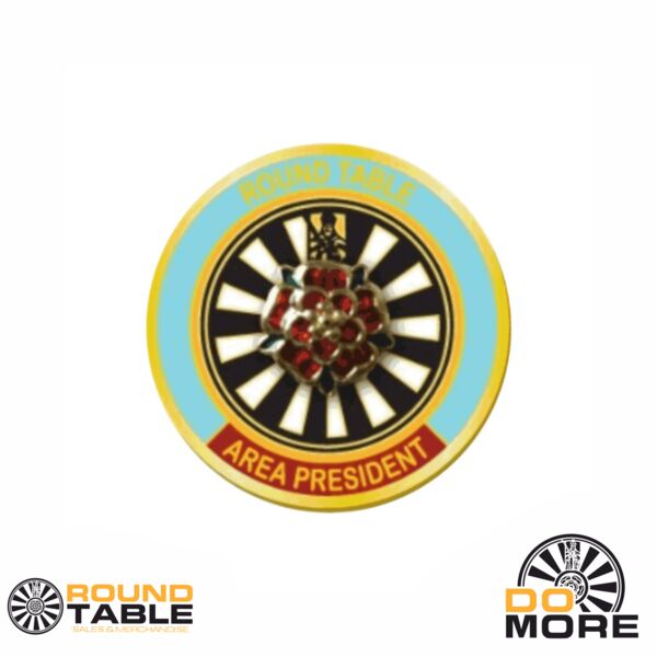 Round Table Area President Pin Badge Thumbnail