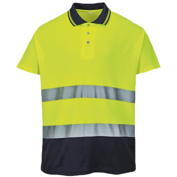 Hi-vis two-tone cotton Comfort polo shirt (S174) Thumbnail