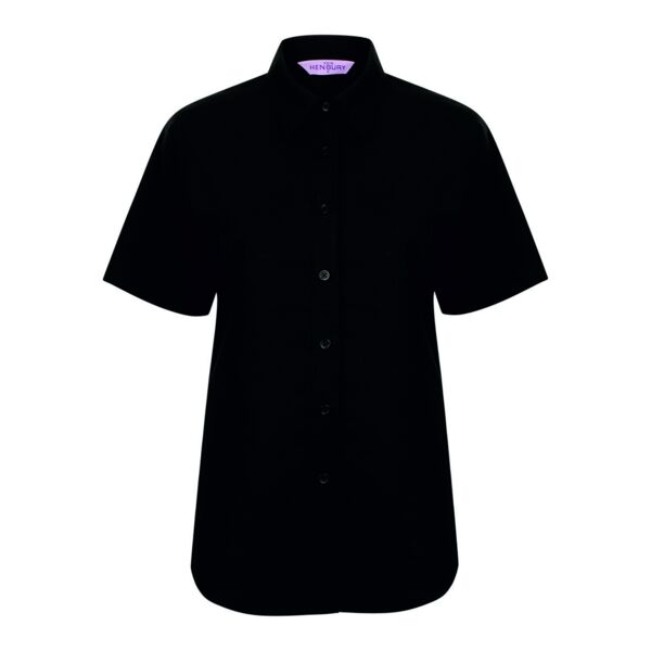Women's short sleeve classic Oxford shirt Thumbnail