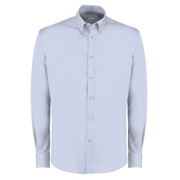 Slim fit non-iron Oxford twill shirt long-sleeved (slim fit) Thumbnail