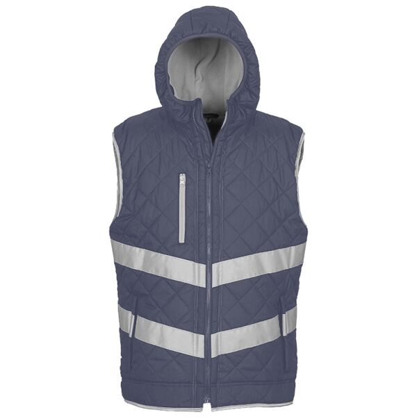 Hi-vis Kensington hooded gilet (HV007) Thumbnail