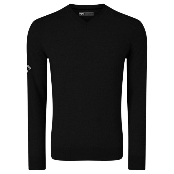 Ribbed v-neck Merino sweater Thumbnail