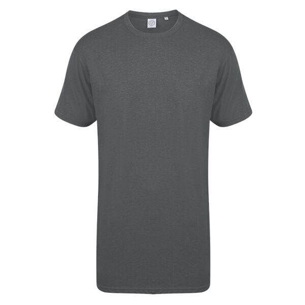 Longline t-shirt with dipped hem Thumbnail