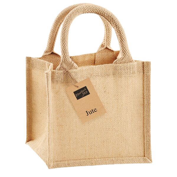 Jute petite gift bag Thumbnail